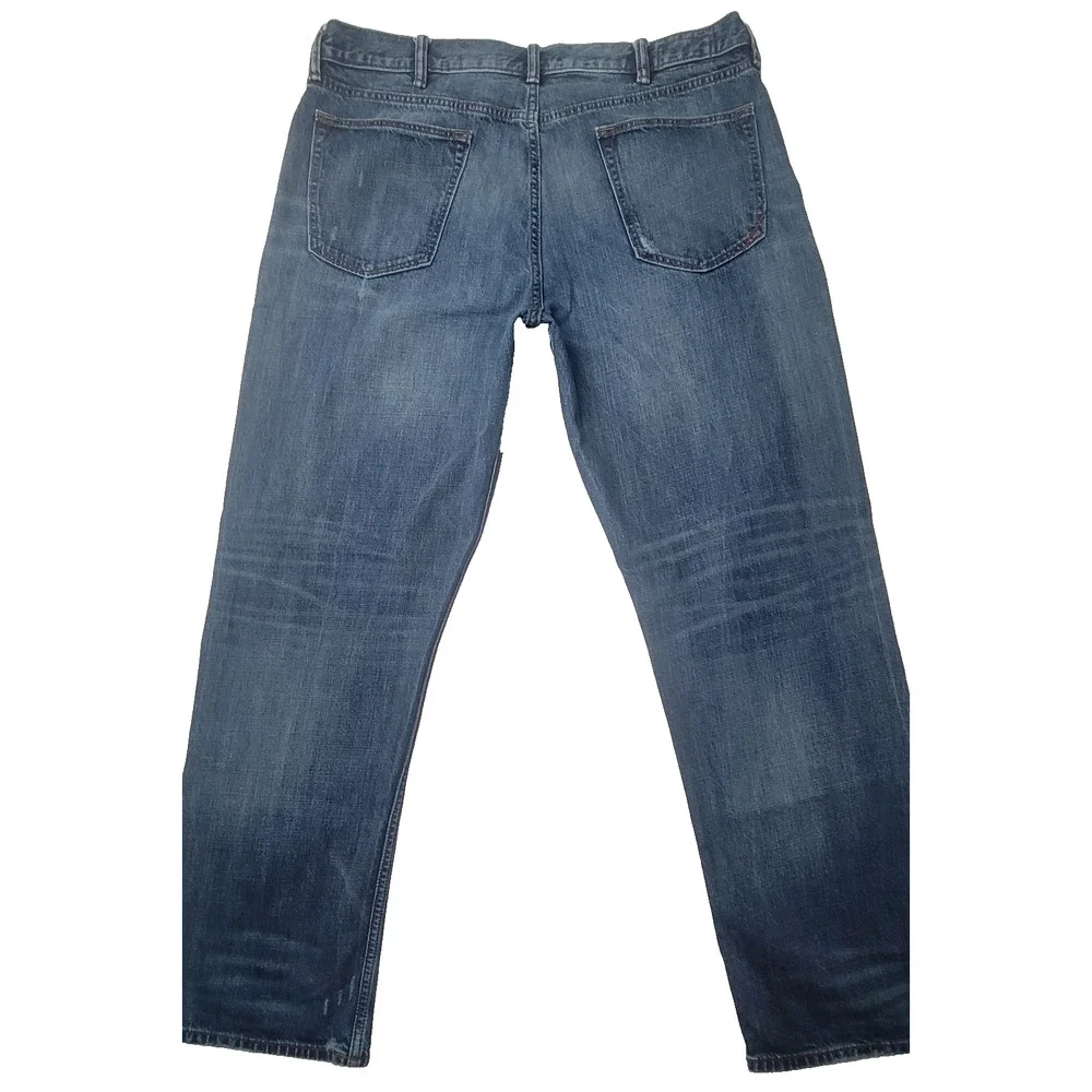 Banana Republic STRAIGHT Distressed Denim Jeans Men's 38x32‎